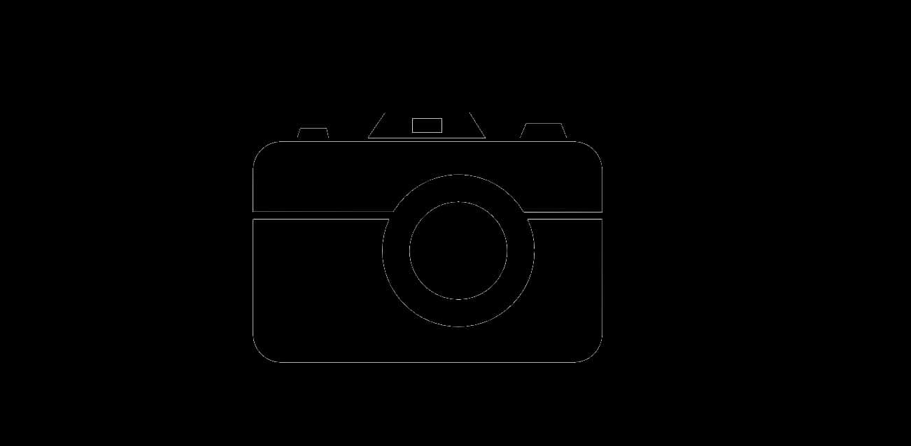 Minimalist_ Camera_ Logo_ Outline PNG