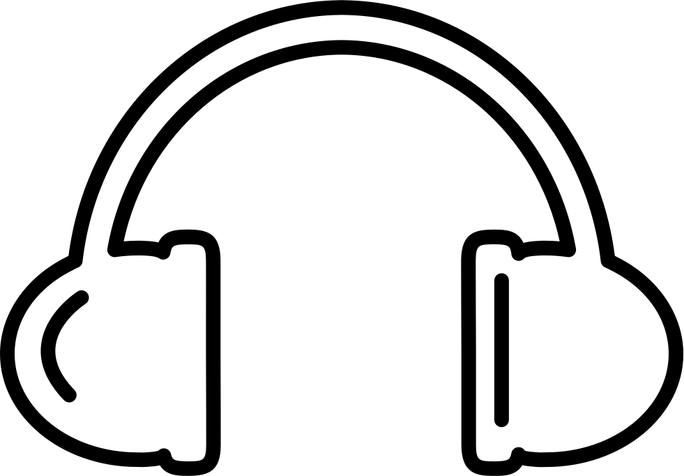 Minimalist_ Headphones_ Icon PNG