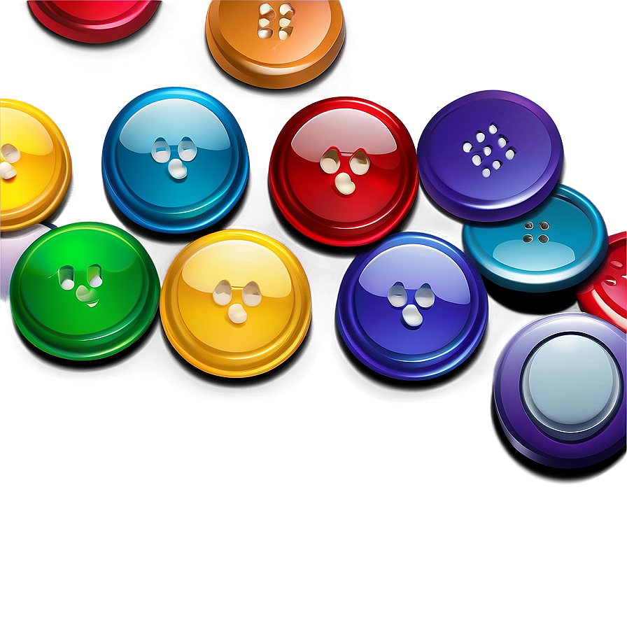 Minimalistic Buttons Png 06262024 PNG