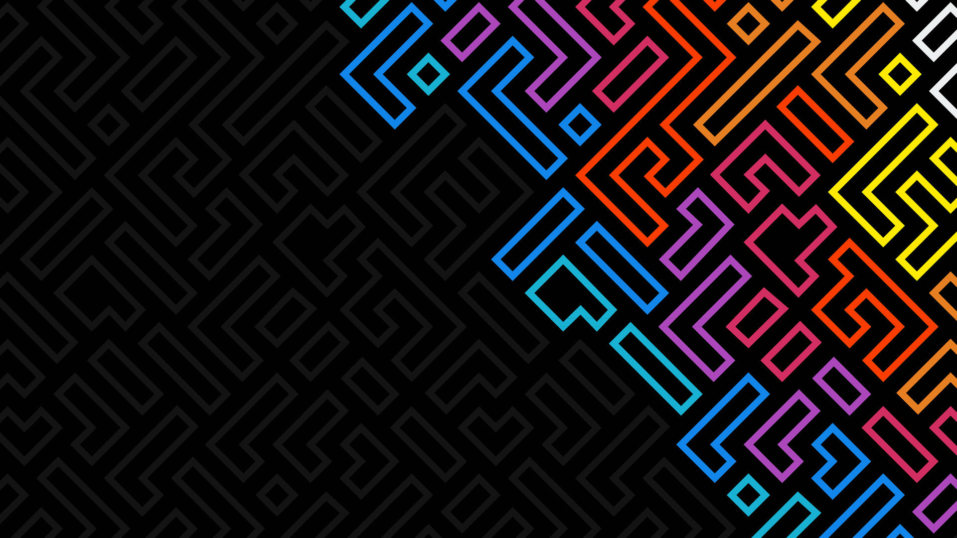 Minimalistiske linjer køligt mønster Wallpaper