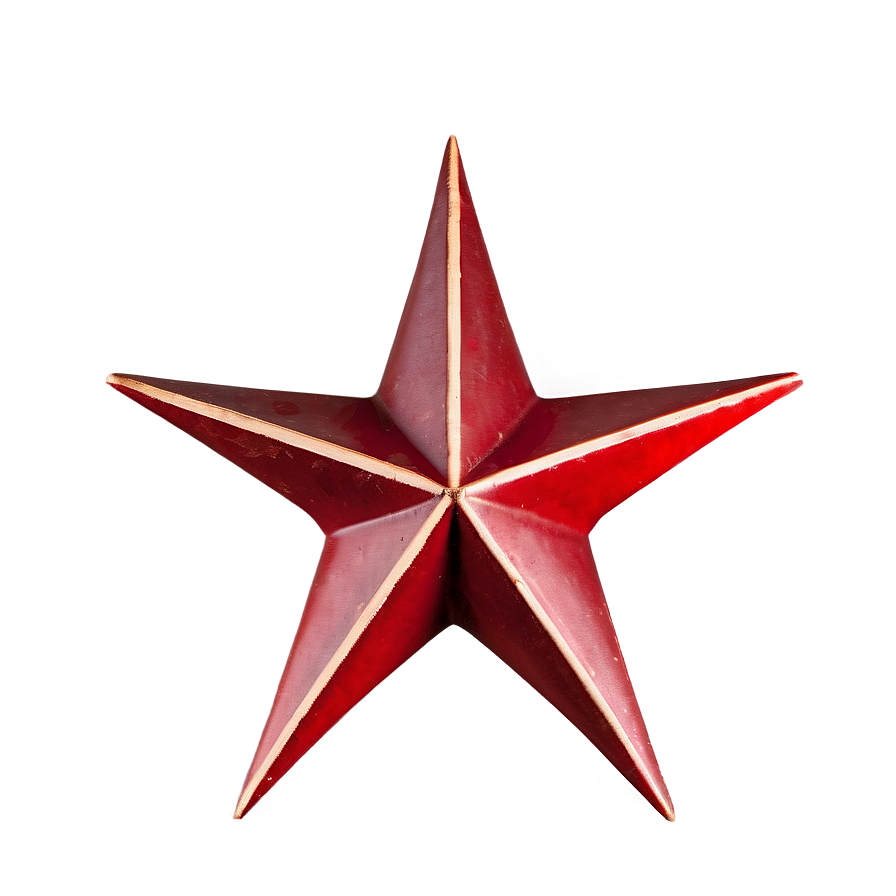 Minimalistic Red Star Png Kdt96 PNG