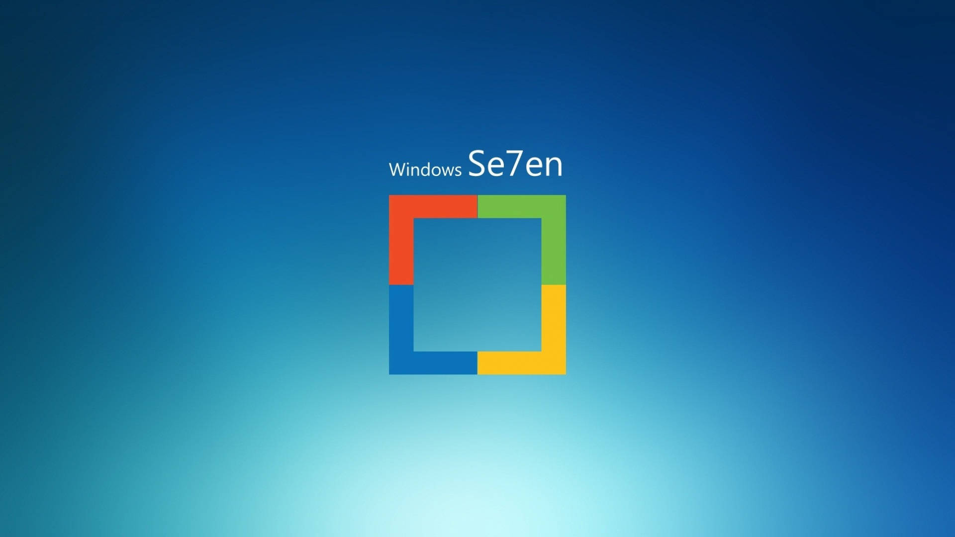 Minimalistic Windows 7 Logo
