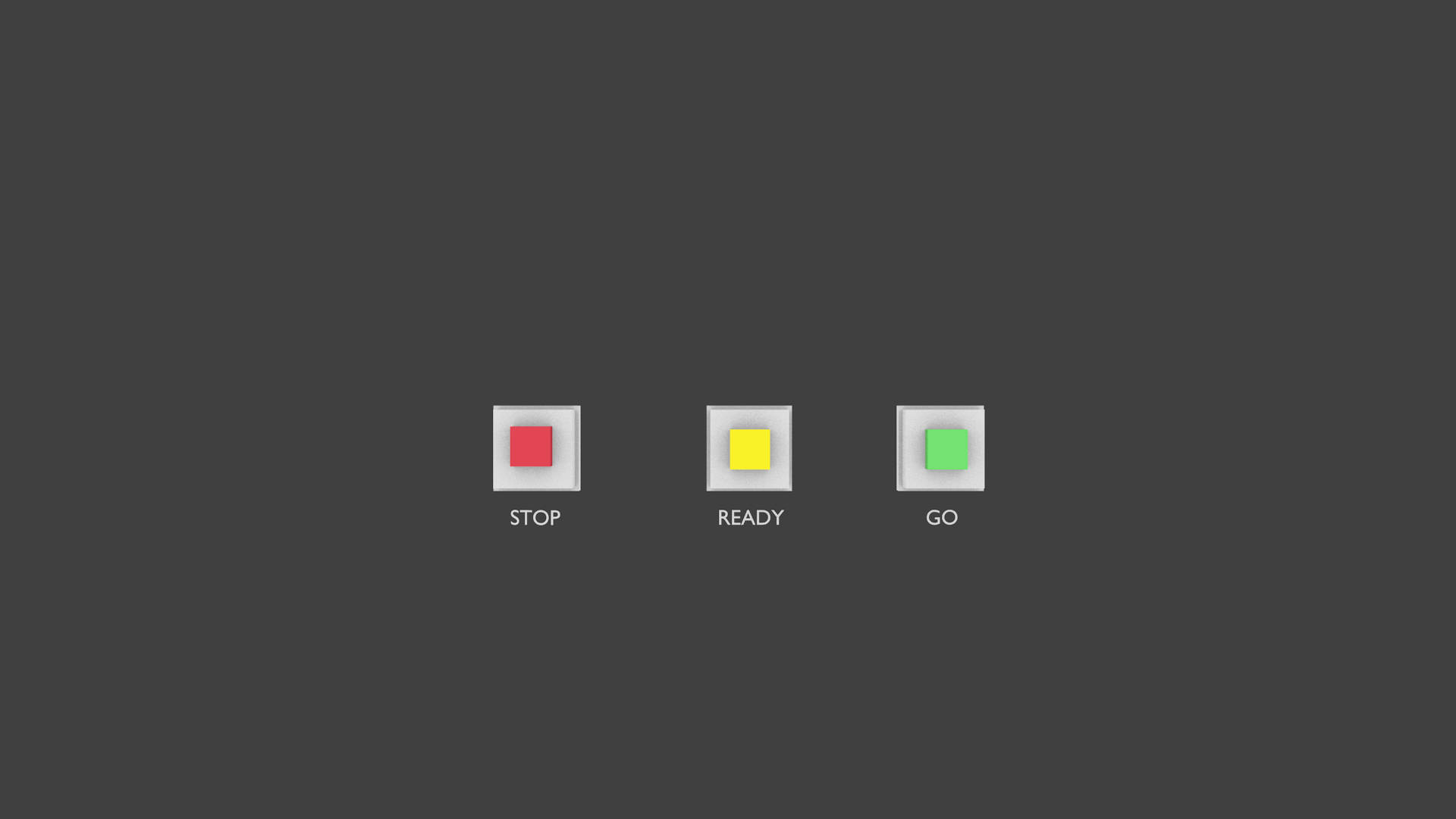 Minimalistisk Desktop Stop Ready Go Wallpaper