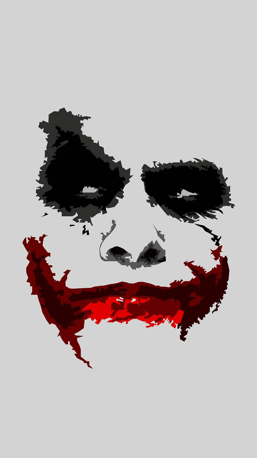 Minimalistisk Heath Ledger Joker Wallpaper