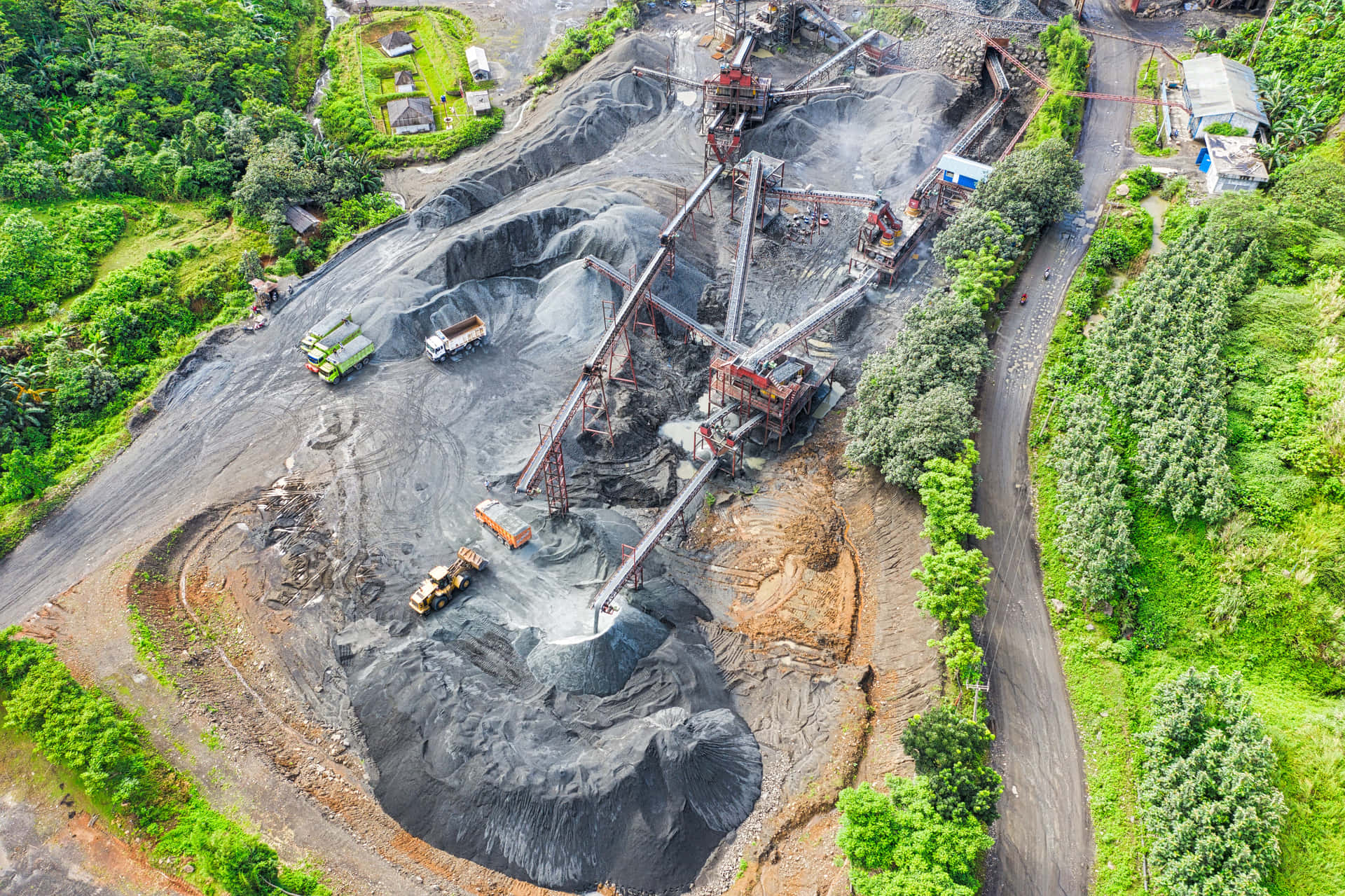 A Coal Mine in Operation