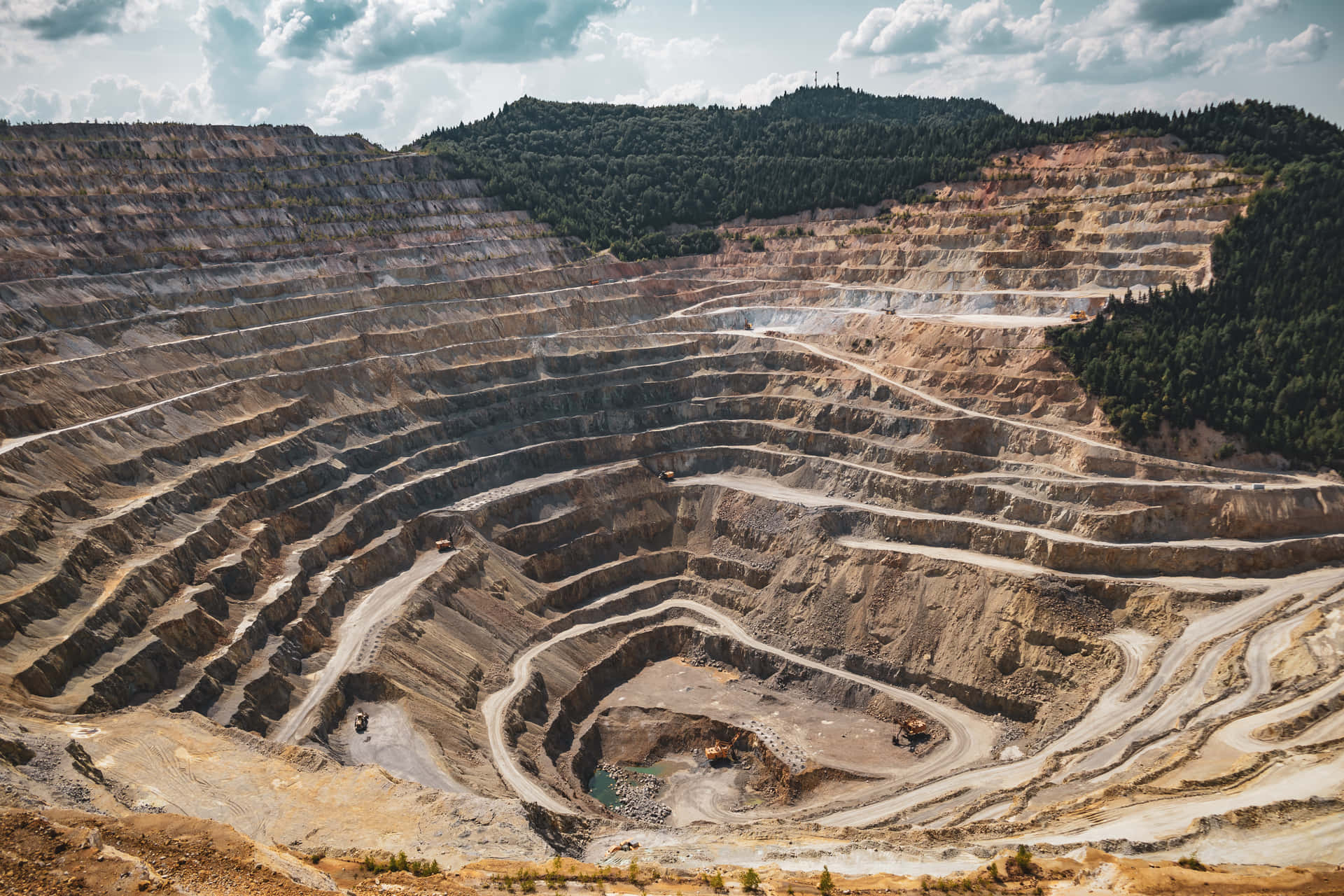 Einblick Auf Industrielle Bergbauoperationen