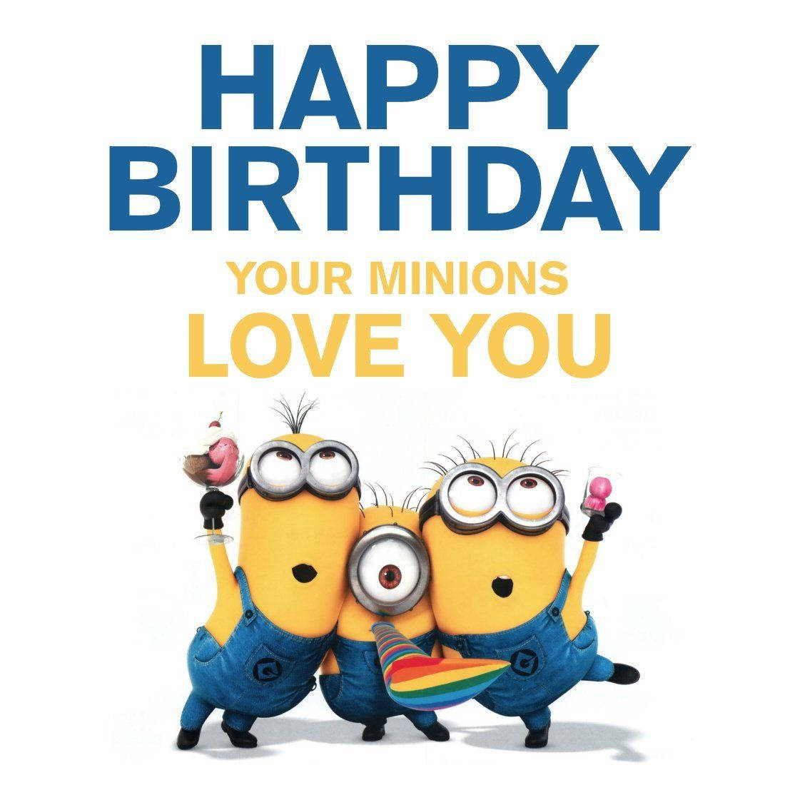 Artede Un Minion Celebrando Su Cumpleaños Fondo de pantalla