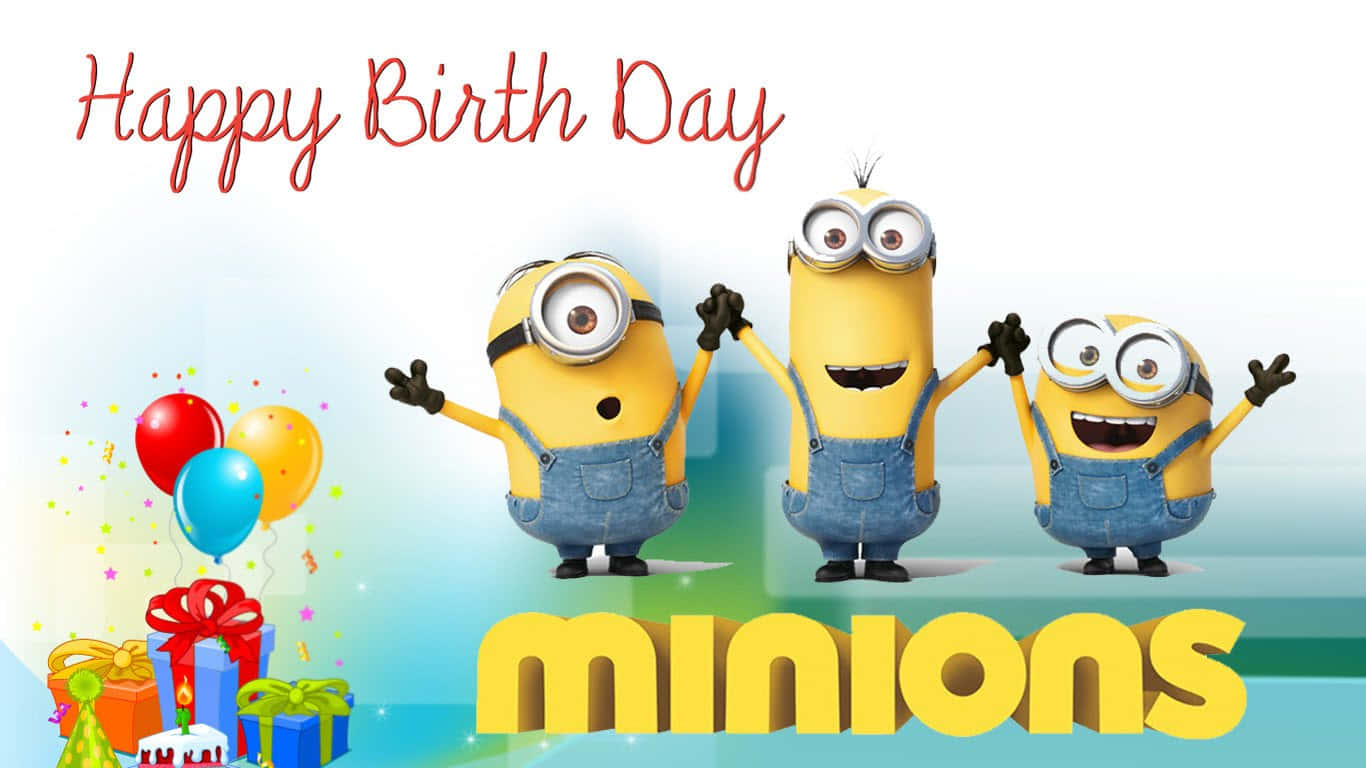 "Happy Birthday Minions!" Wallpaper