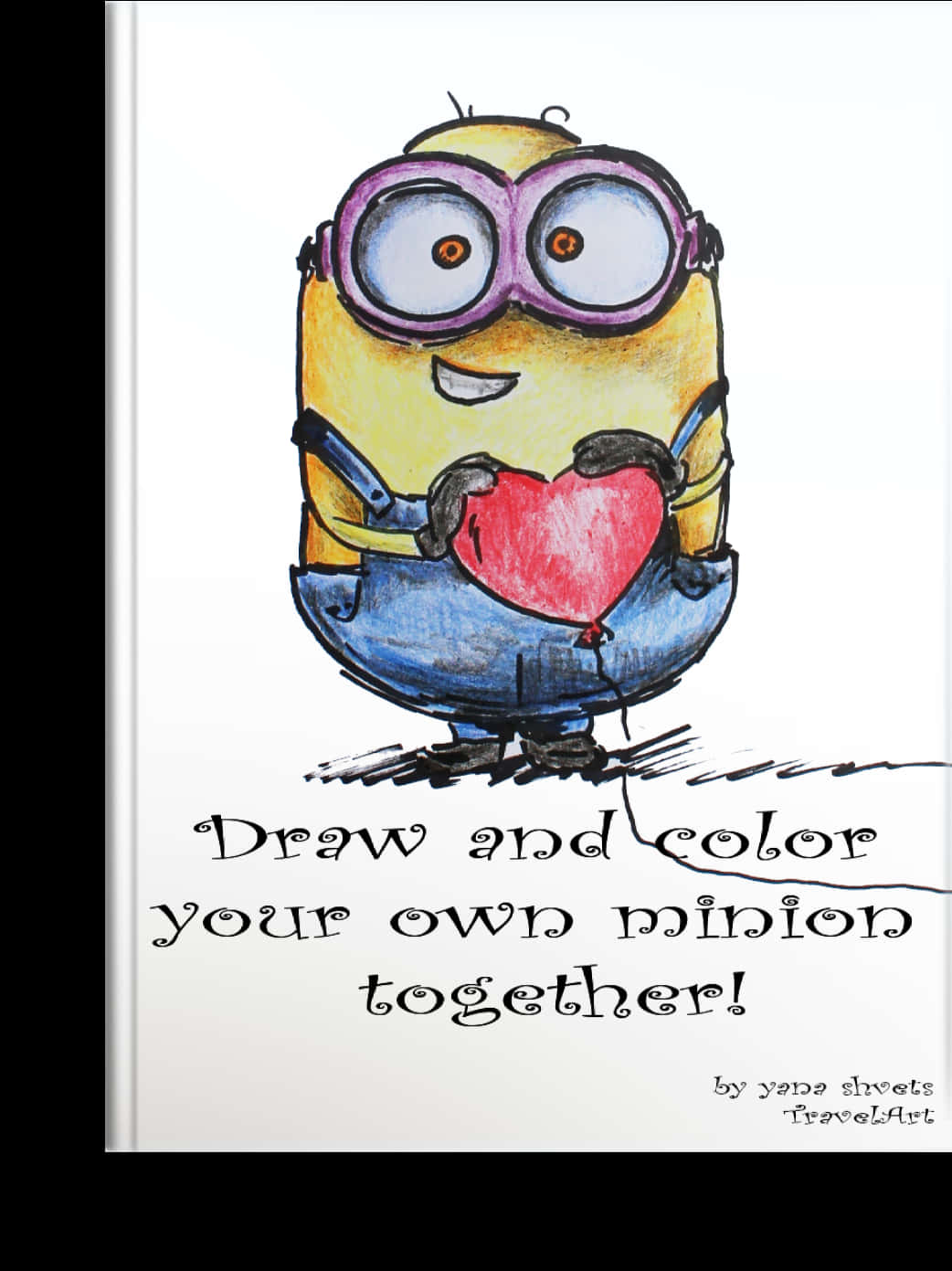 Minion Coloring Activity PNG