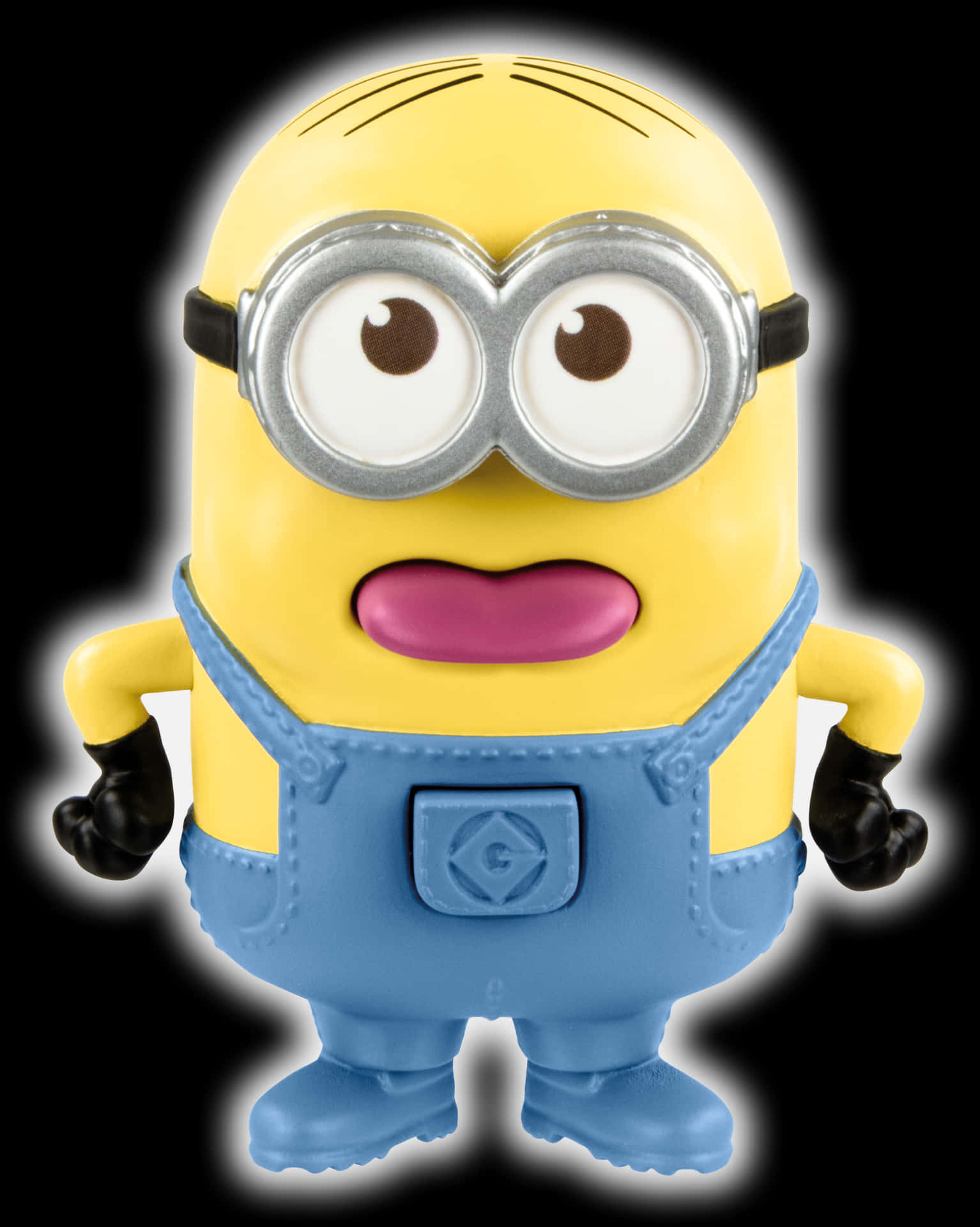 Minion Figure Standing Pose PNG