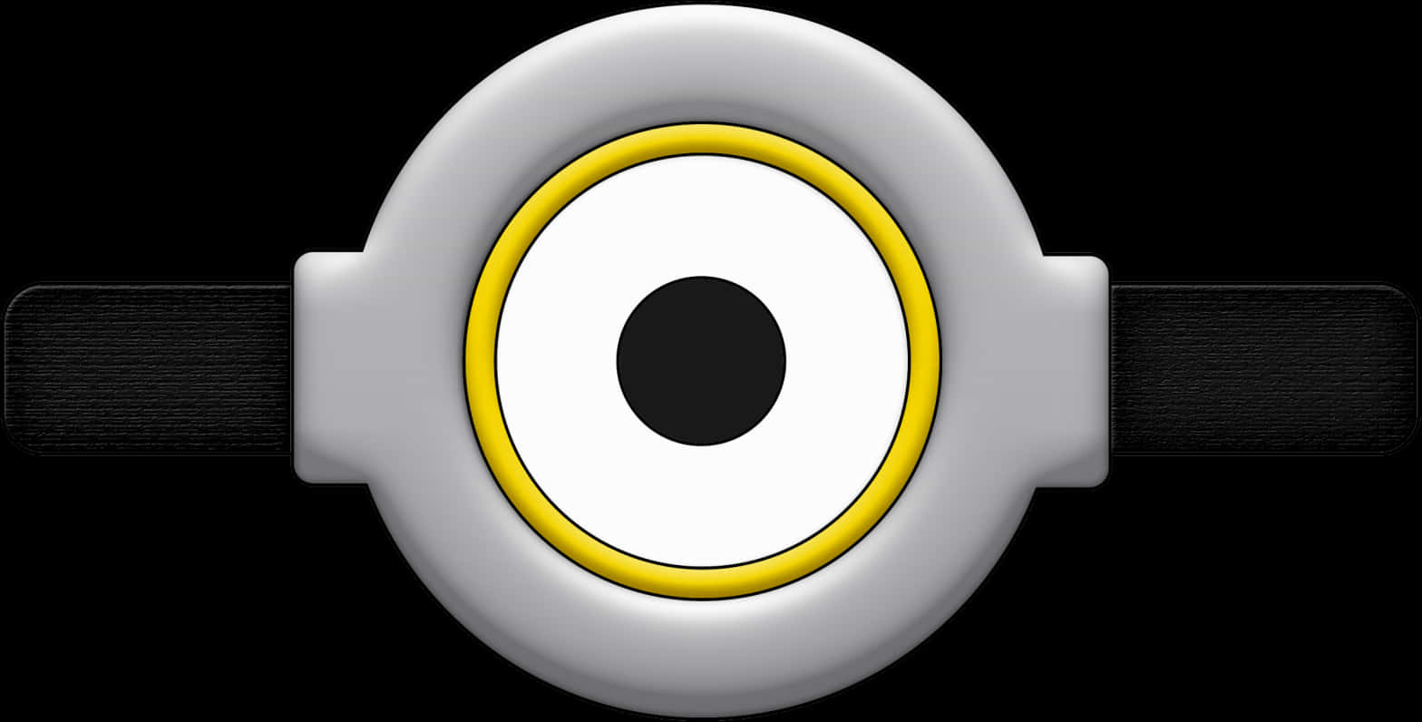 Minion Goggle Closeup PNG