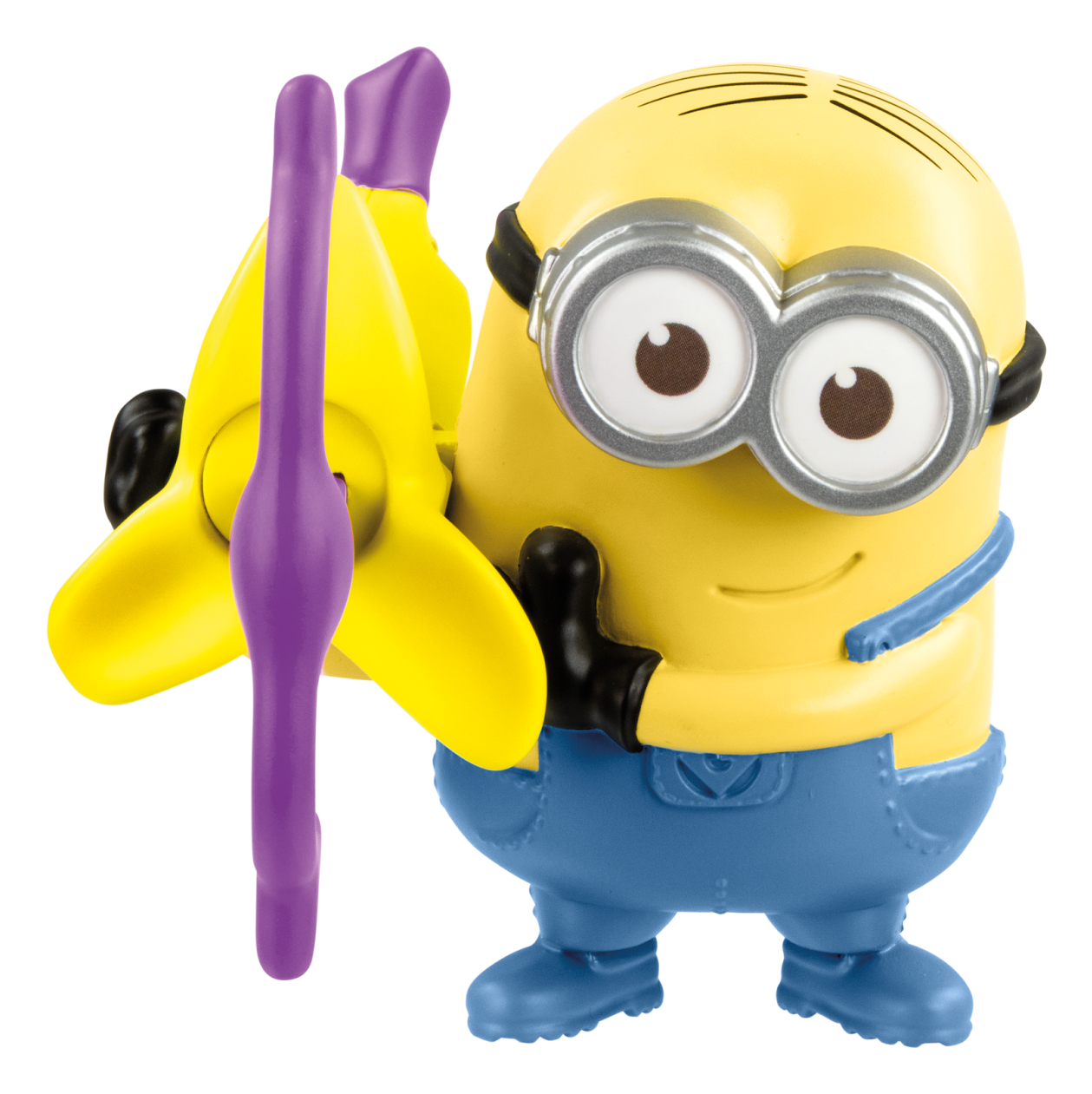 Download Minion Holding Banana Toy | Wallpapers.com