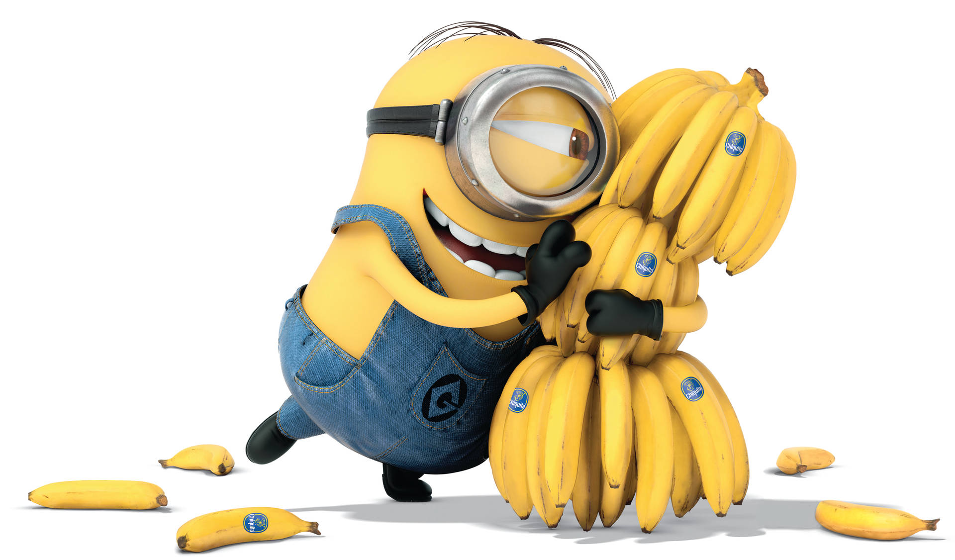 Minion Hugging Banana Despicable Me 2 Wallpaper