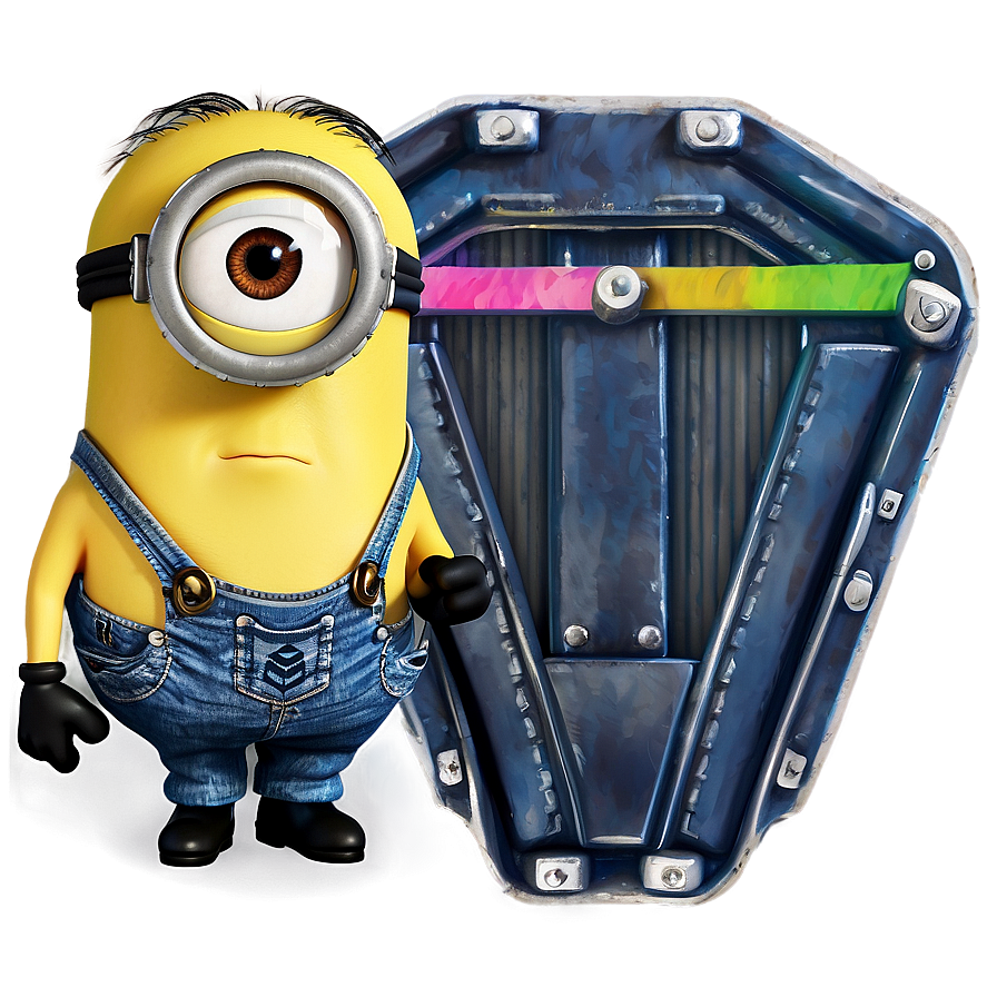 Minion In Overalls Png Vou PNG