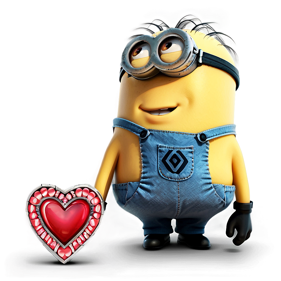 Download Minion Love Heart Png 05232024 | Wallpapers.com