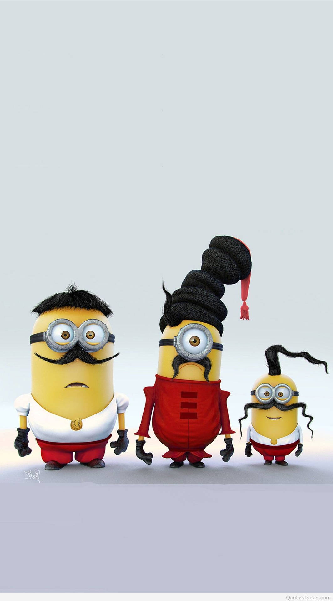 Enjoy your favorite tunes with Minion Phone! Wallpaper