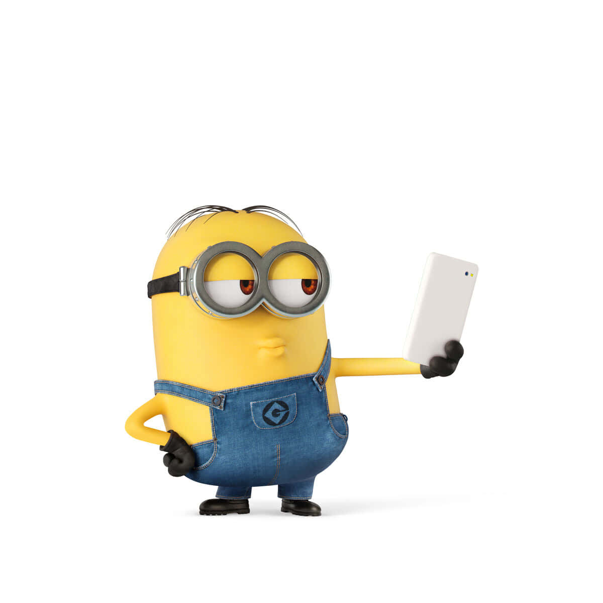 minion holding a sign