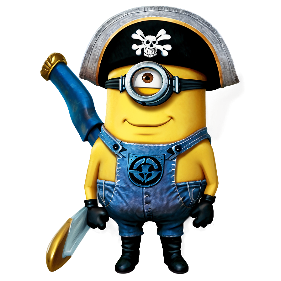 Download Minion Pirate Png Pyg | Wallpapers.com