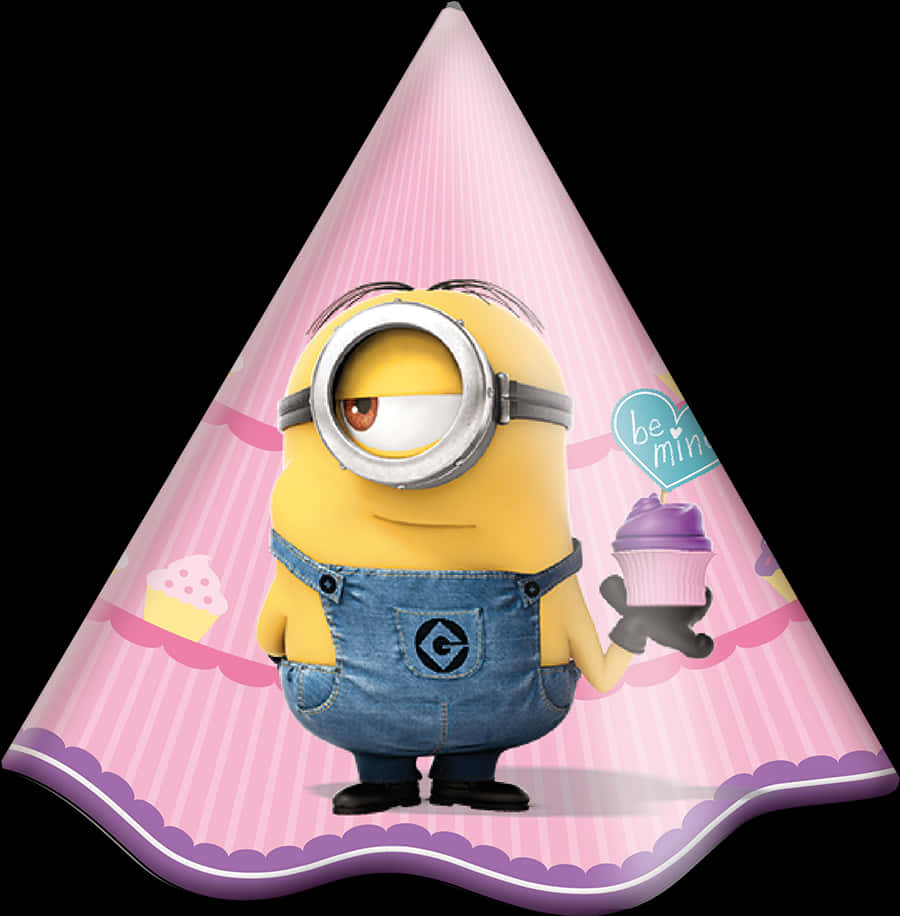 Minion_ Valentines_ Party_ Hat PNG