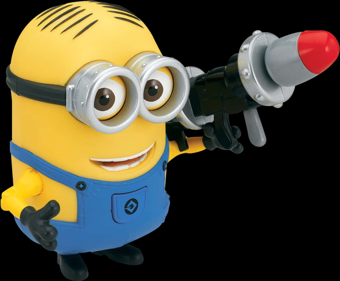 Download Minion_with_ Rocket_ Launcher | Wallpapers.com