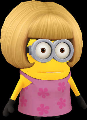 Minionin Disguise PNG