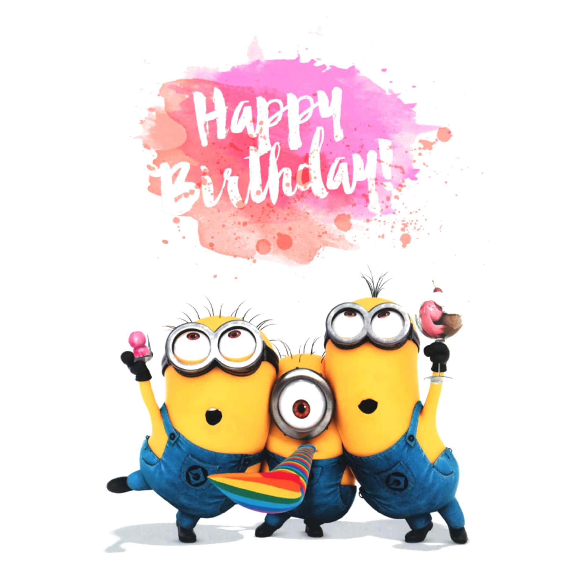 Célébration D'anniversaire Des Minions Fond d'écran