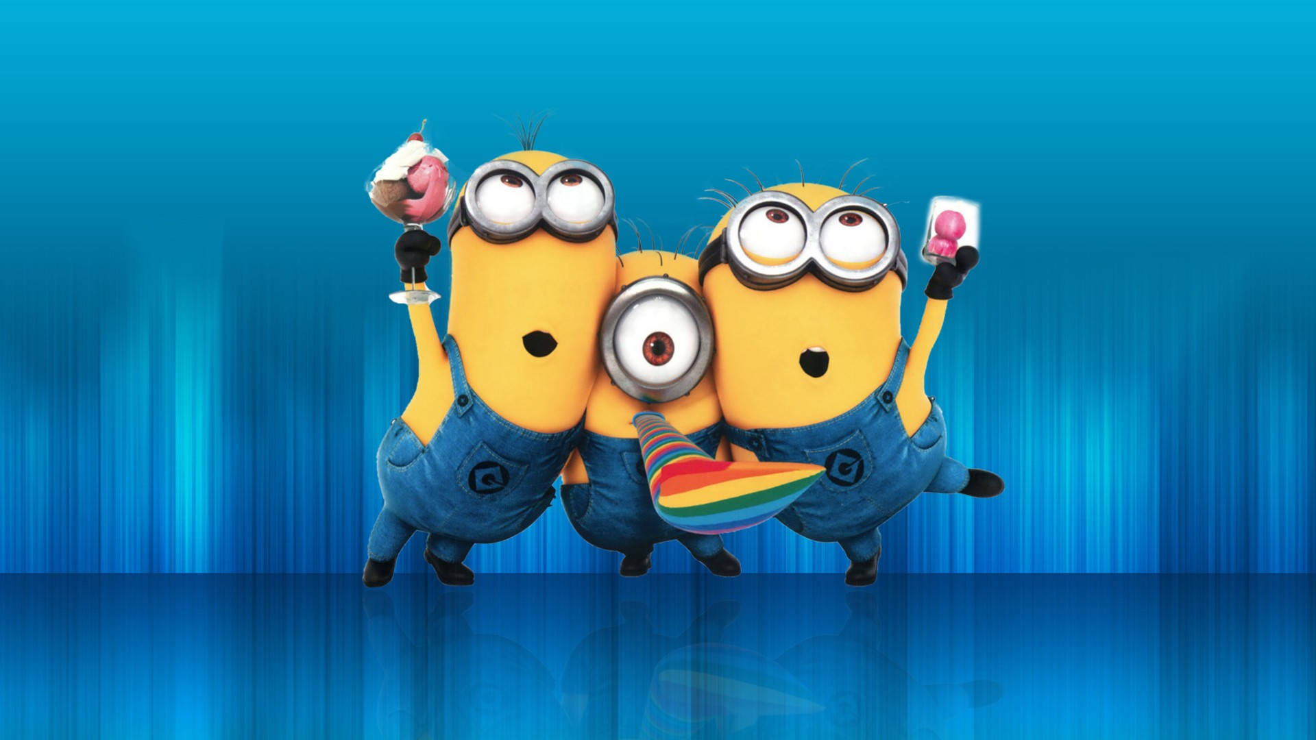Minions Celebrating Together