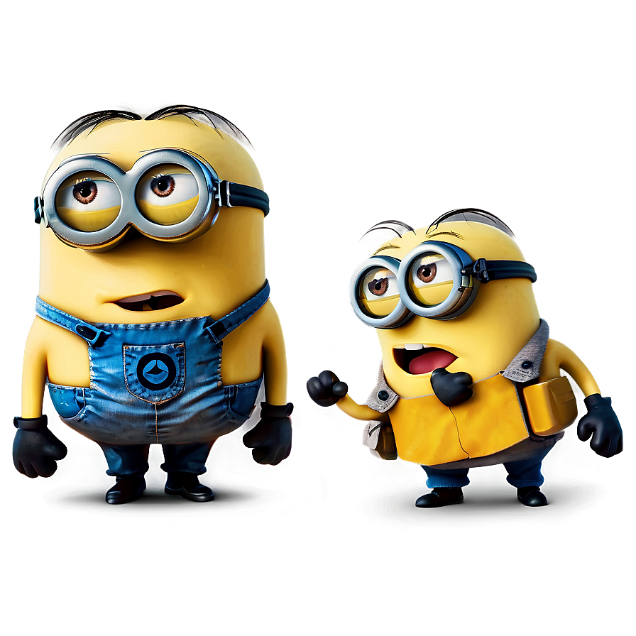 Minions Eating Banana Png 05212024 PNG