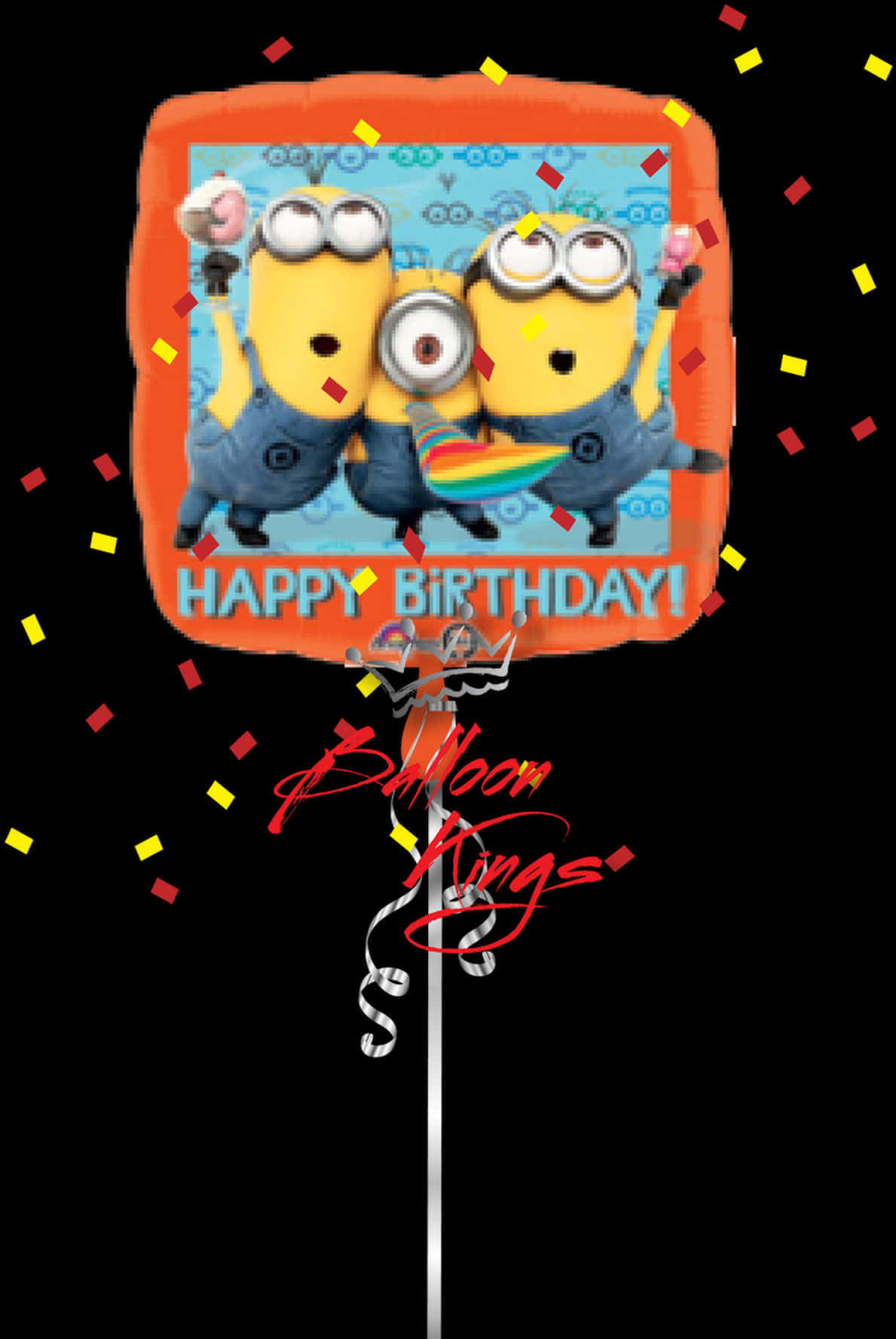 Minions Happy Birthday Balloon PNG