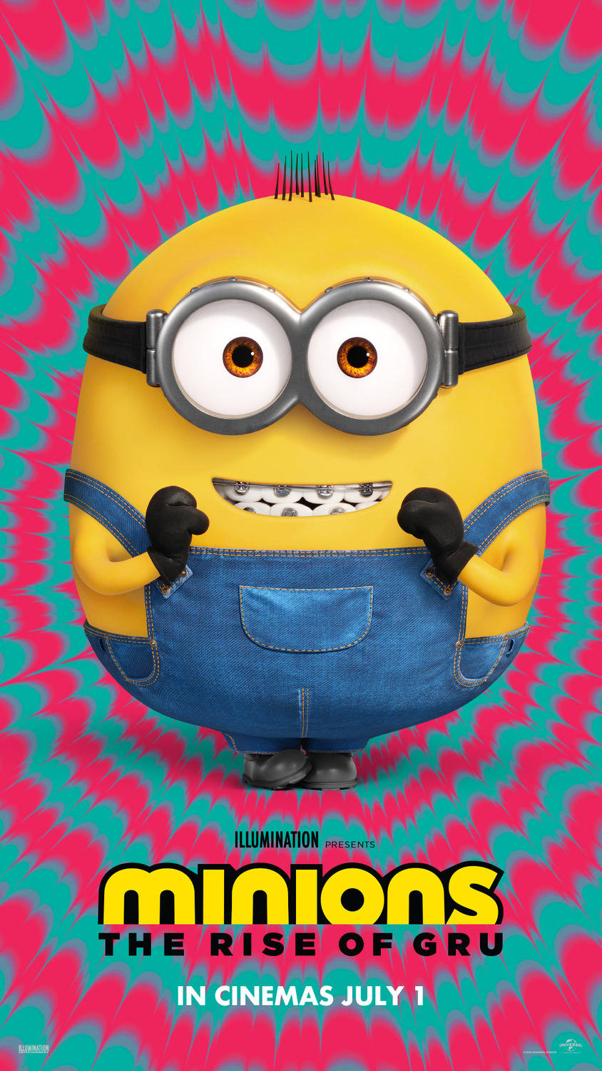 Minions The Rise Of Gru Jerry With Braces Wallpaper