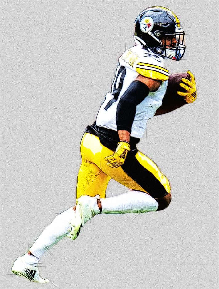Minkahfitzpatrick Fan Bearbeitetes Foto Pittsburgh Steelers Wallpaper
