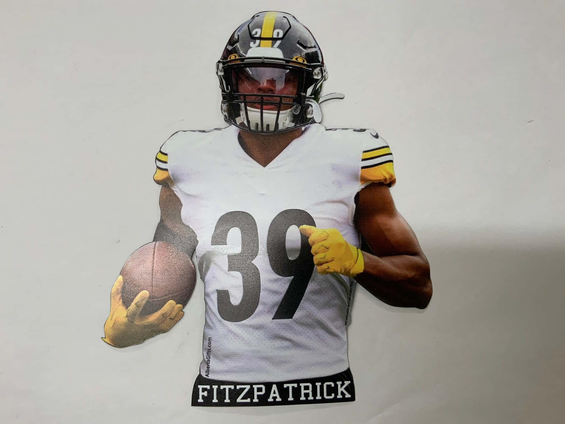 Minkah Fitzpatrick Pittsburgh Steelers Sikkerheds Spiller Redigeret Wallpaper Wallpaper