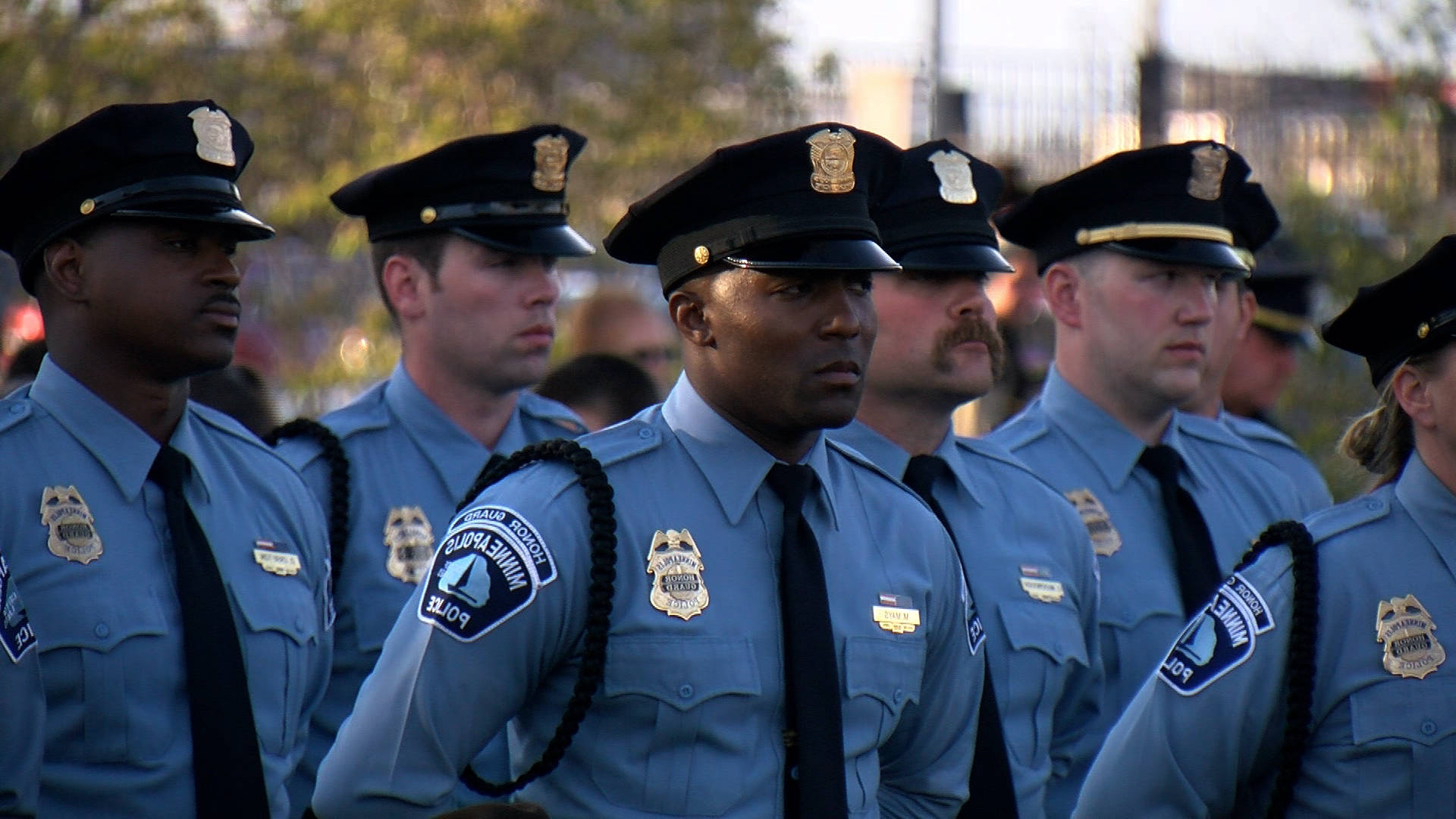Escuadrónde Oficiales Del Departamento De Policía De Minneapolis Fondo de pantalla