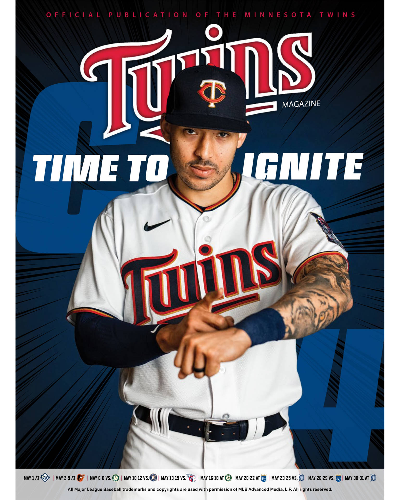 Download Minnesota Twins Magazine Cover Wallpaper