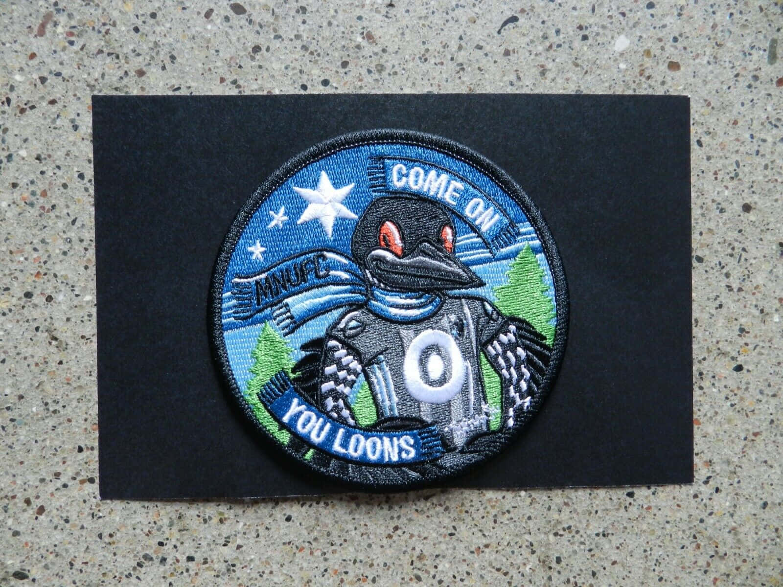 Minnesota United FC Loon Embroidered Patch Wallpaper