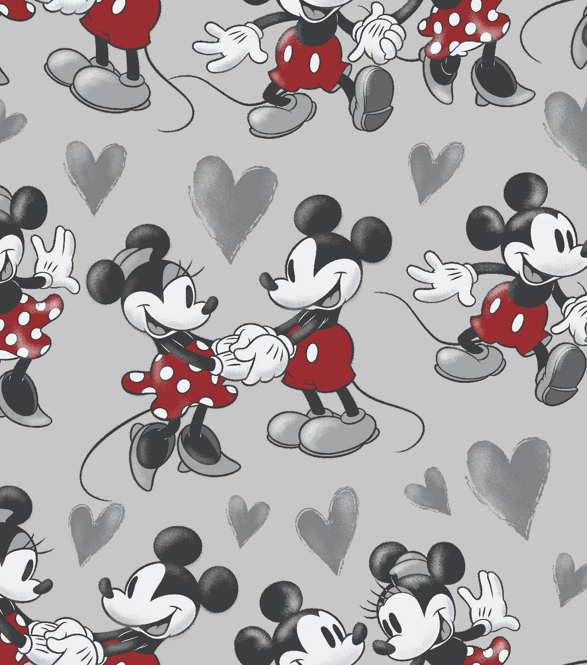 Minnie Mouse And Mickey Loving Wallpaper