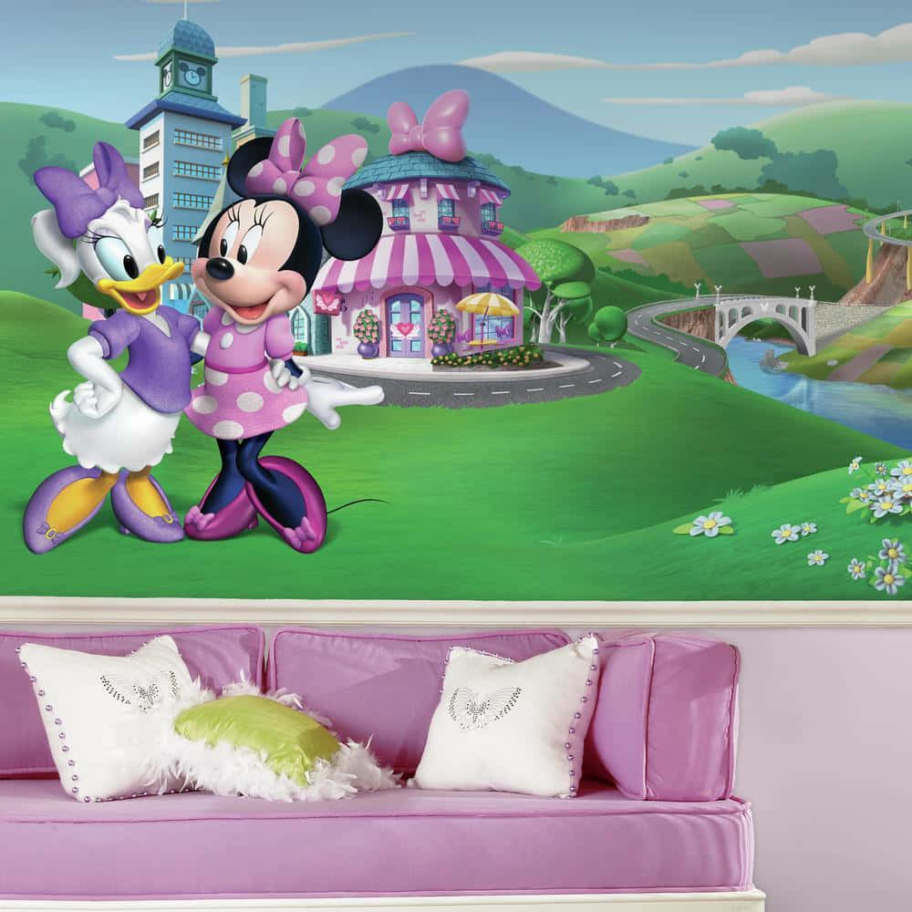Disfrutandoel Día Con Minnie Mouse
