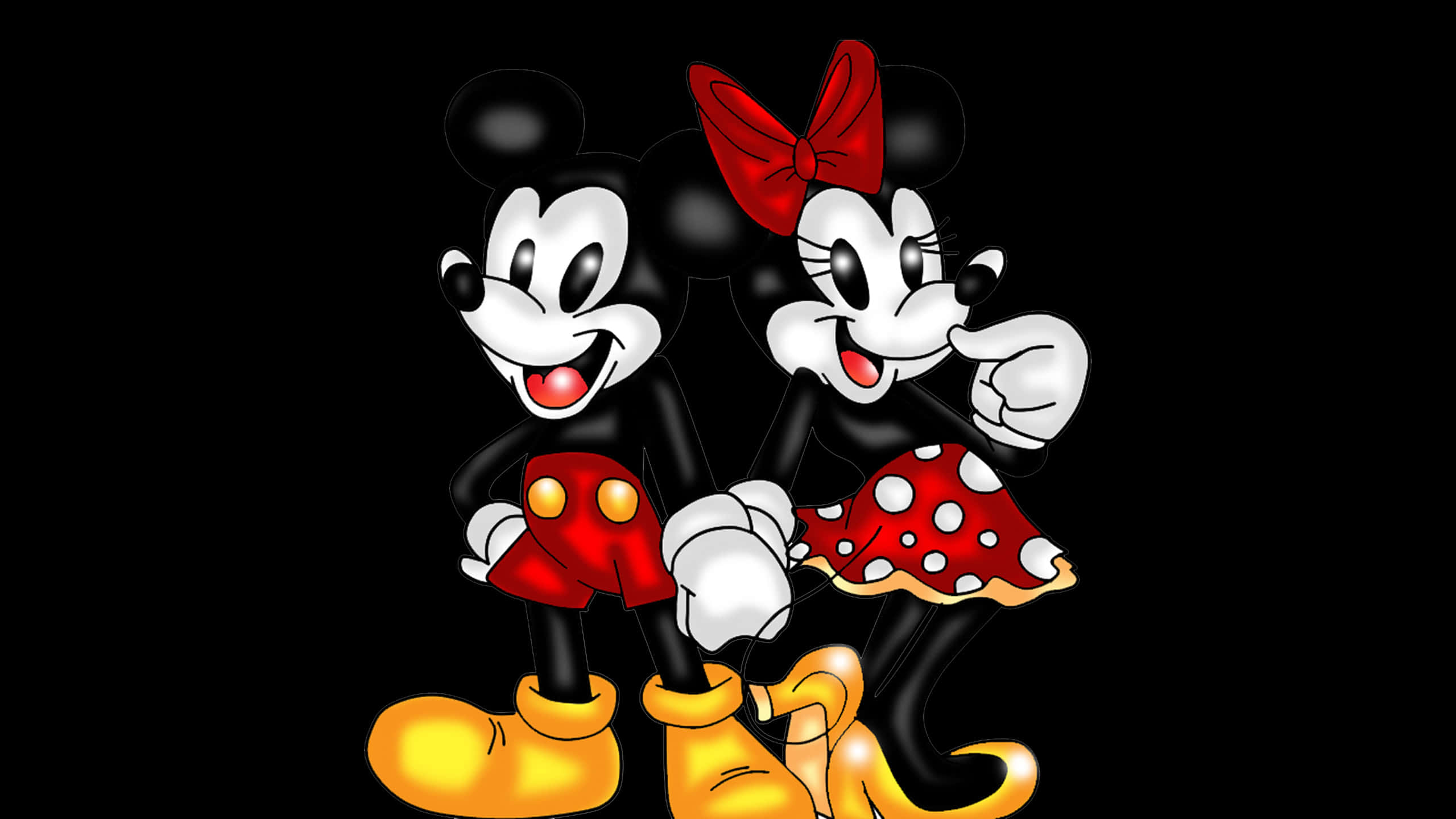 Lasorridente Minnie Mouse In Primo Piano