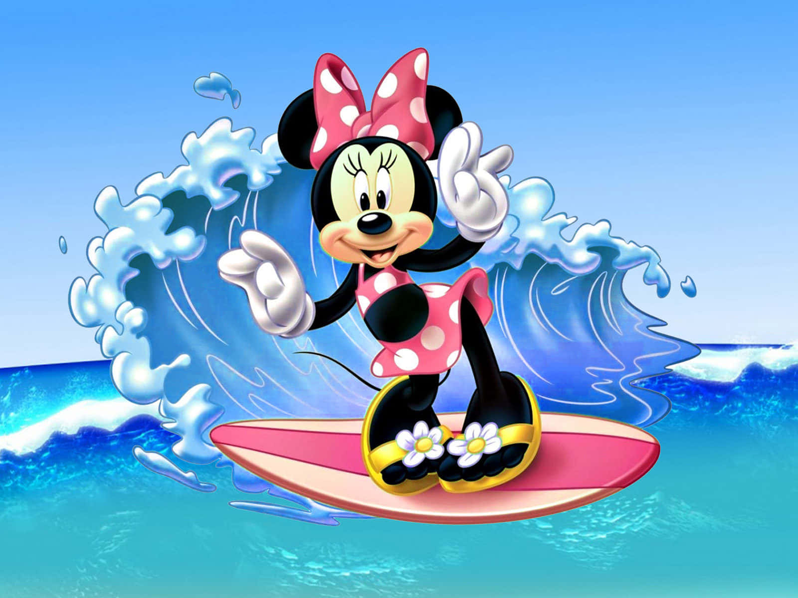 Minnie Mouse fills the sky with laughter and joy!
