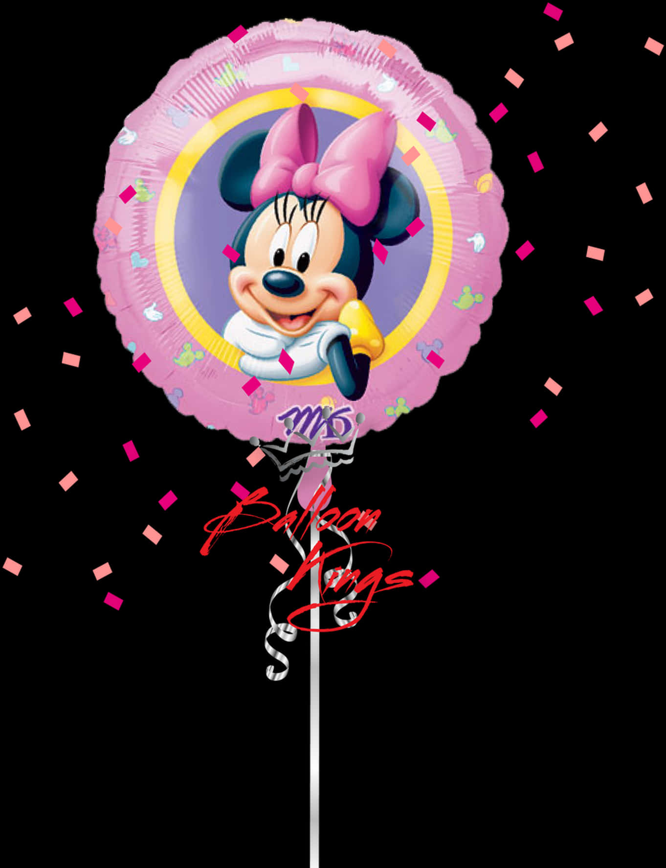 Minnie Mouse Balloon Celebration PNG