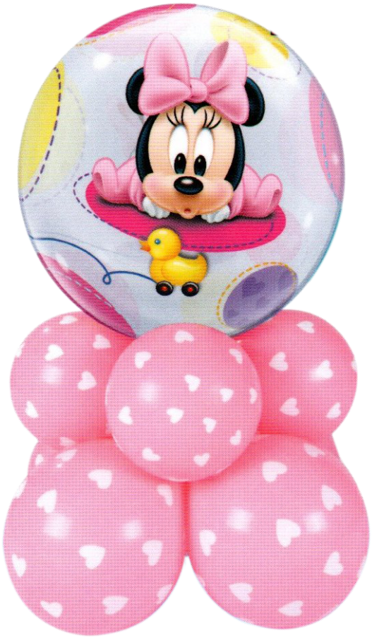 Minnie Mouse Balloon Decoration PNG