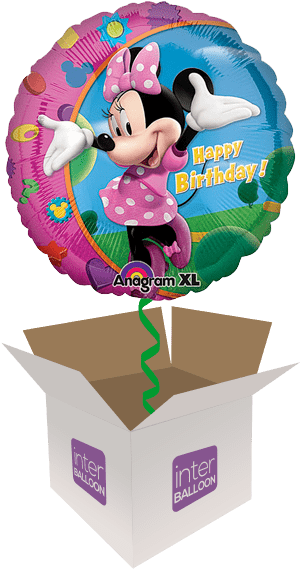 Minnie Mouse Birthday Balloon PNG