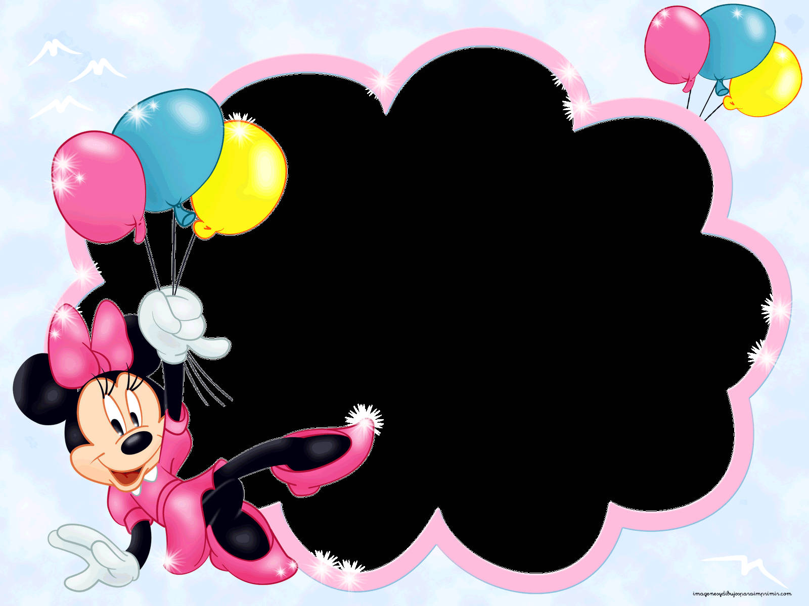 Minnie Mouse Blank Birthday Card Wallpaper
