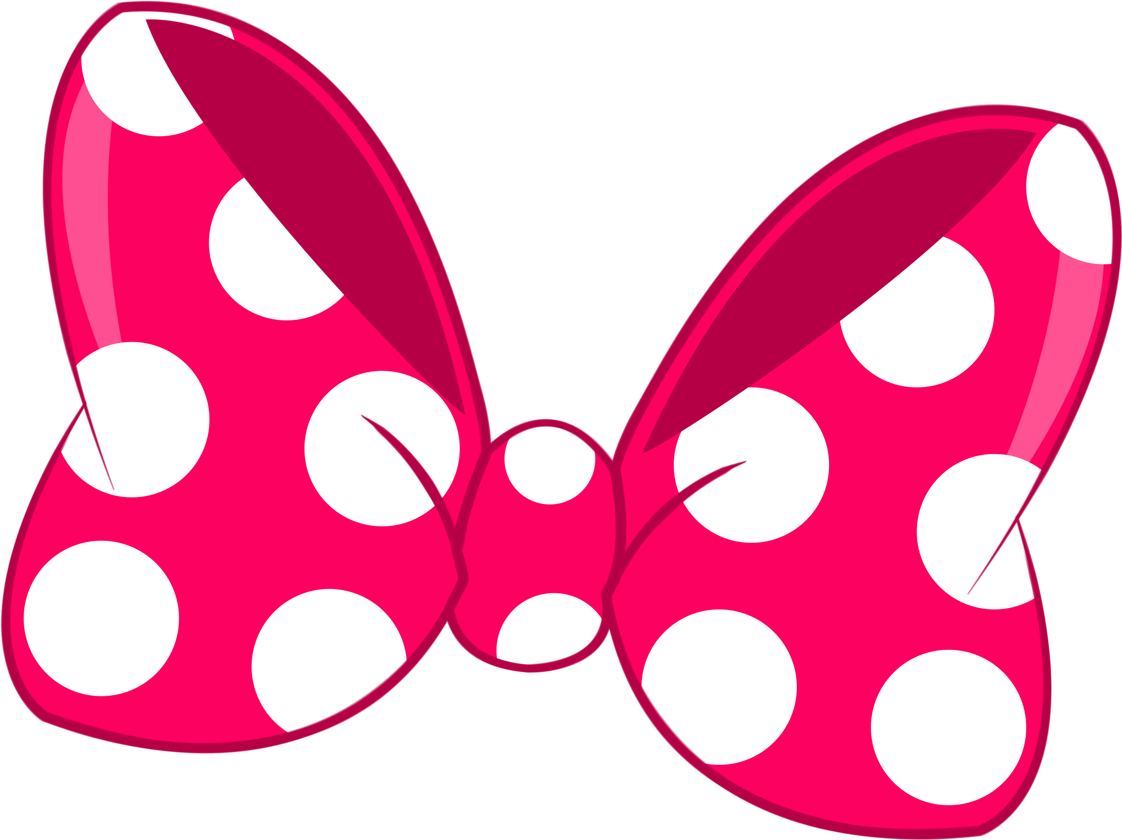 Minnie Mouse Bow Icon PNG