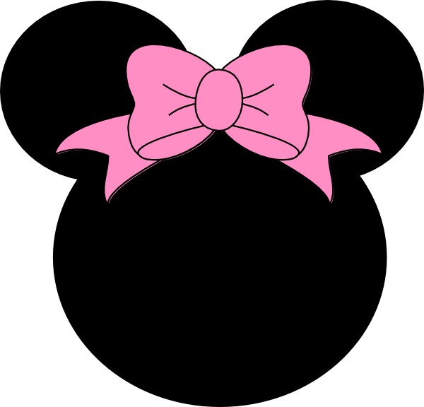 Minnie Mouse Bow Silhouette PNG