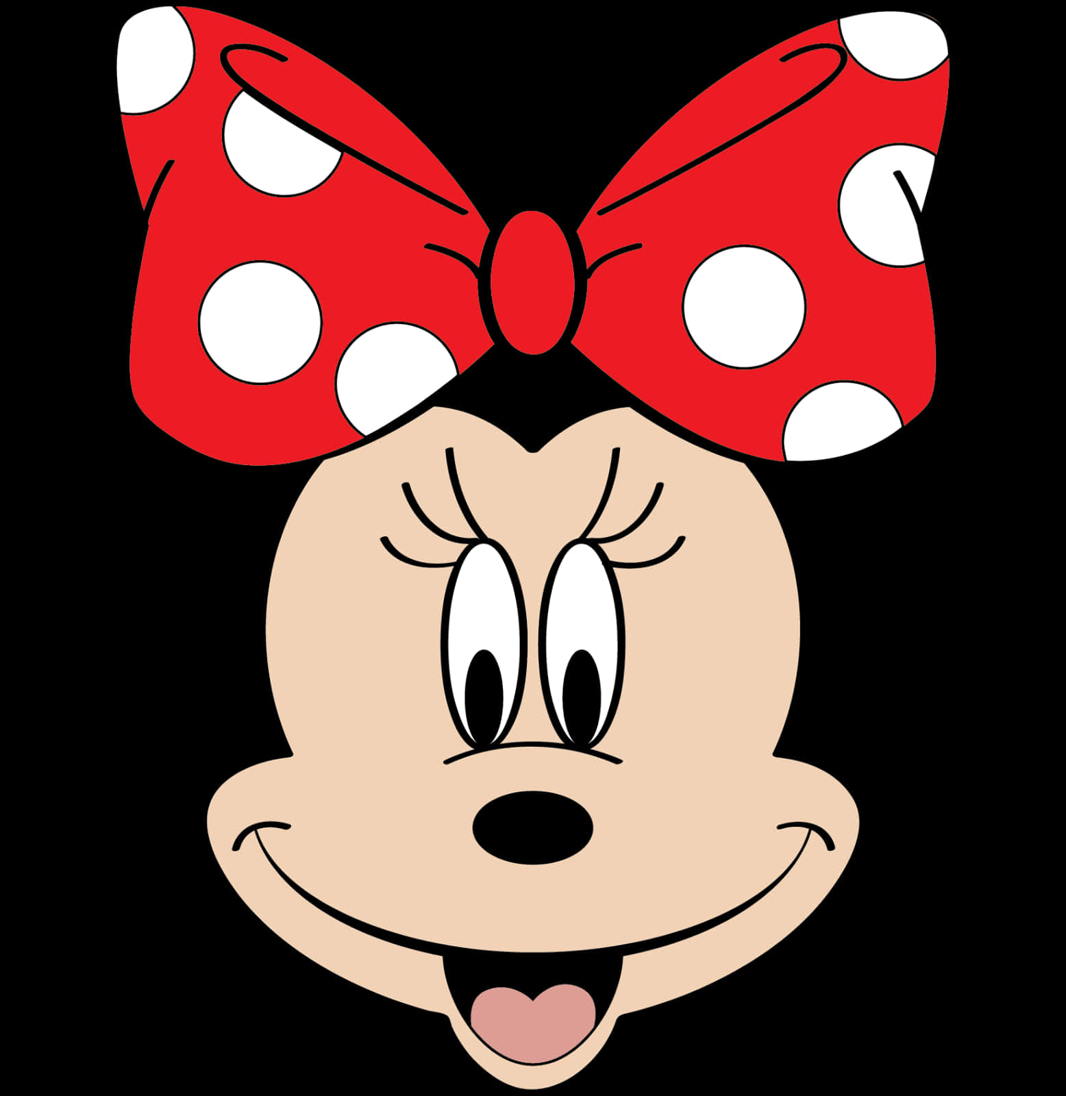 Minnie Mouse Classic Portrait PNG