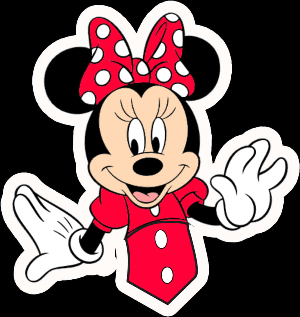 Minnie Mouse Classic Pose PNG