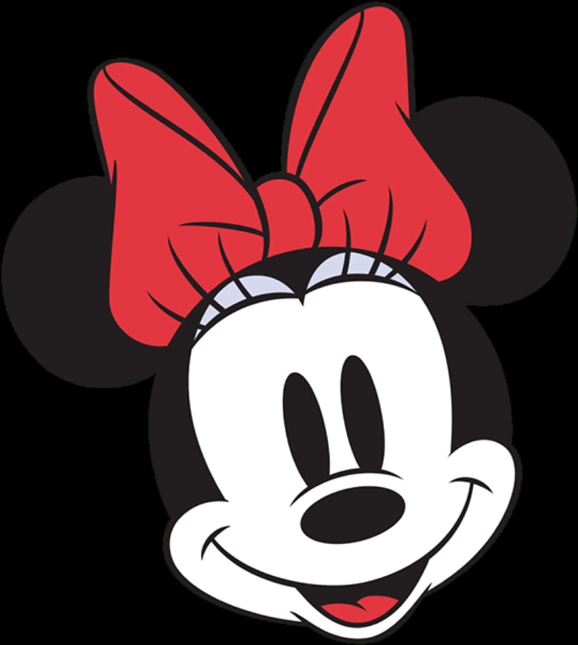 Minnie Mouse Classic Smile PNG