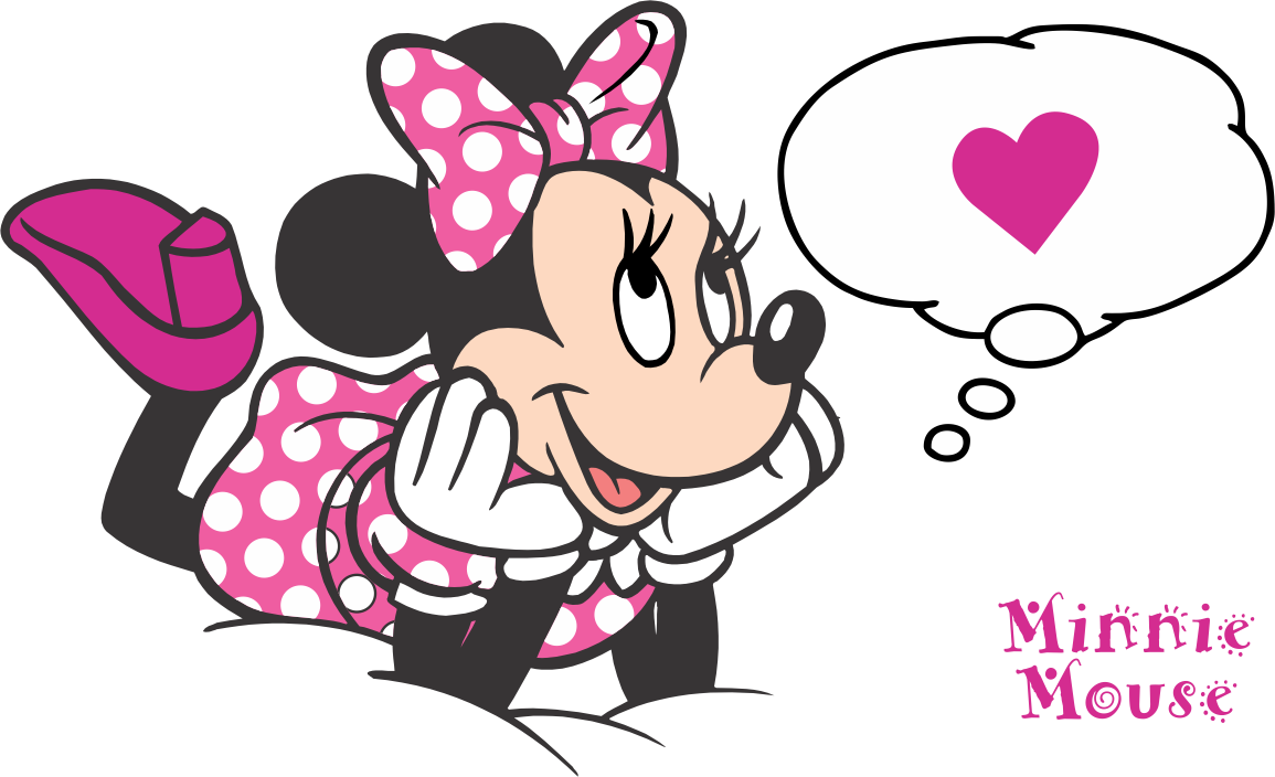 Minnie Mouse Dreamingof Love PNG