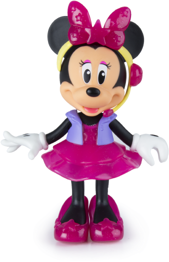 Minnie Mouse Figure Pink Dress PNG